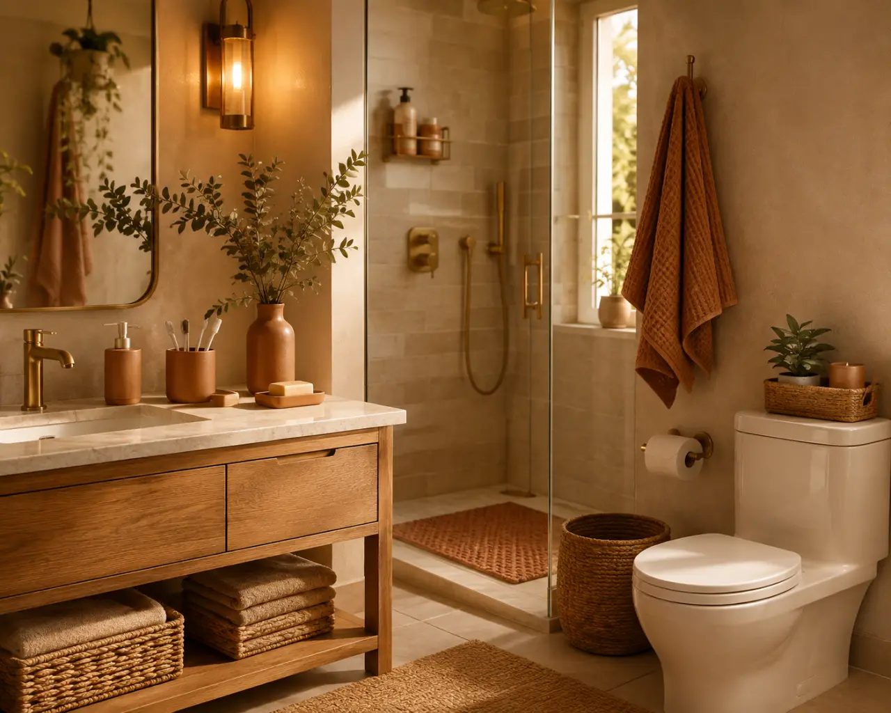 Accessoires de salle de bain : ranger, sécuriser et coordonner chaque zone sans surcharger