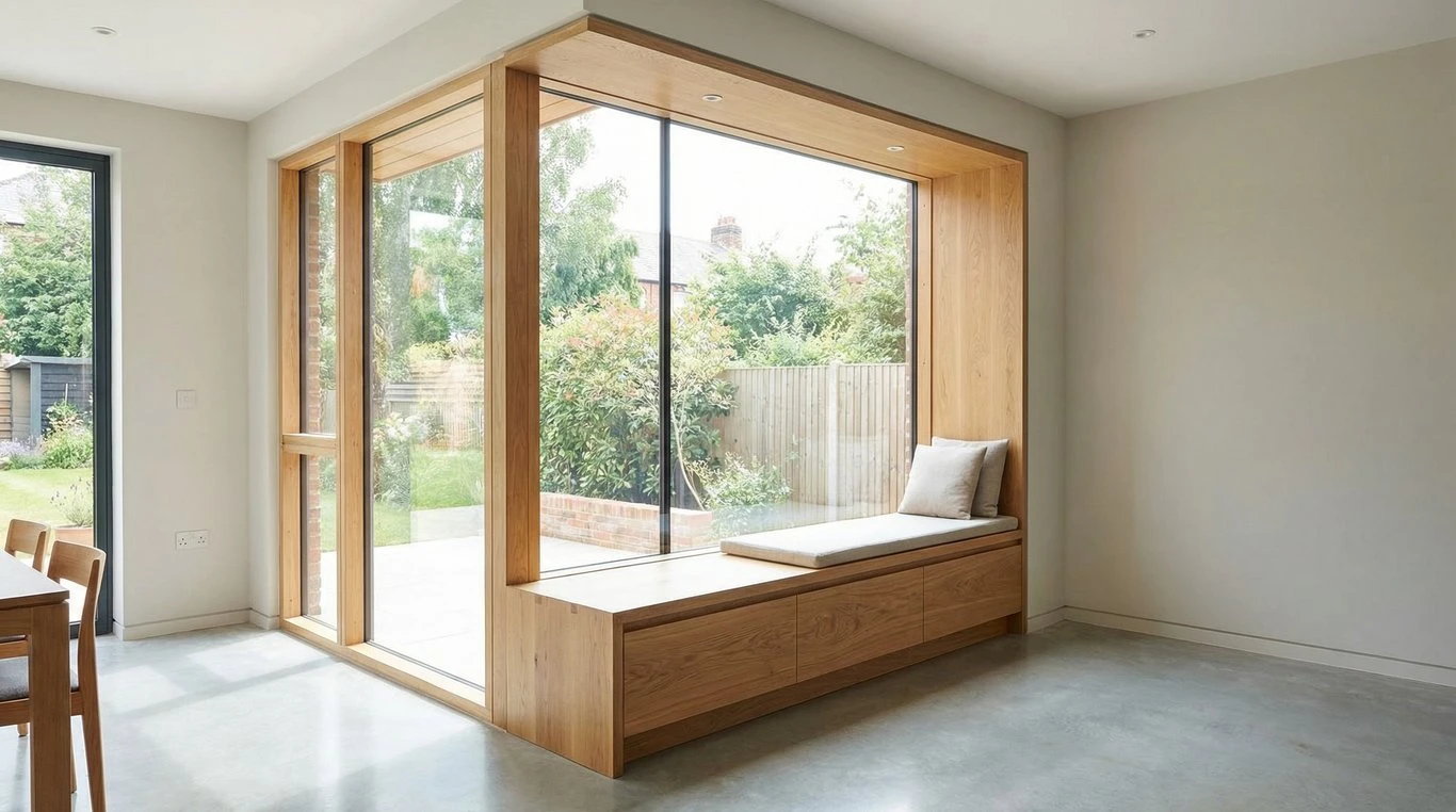 Extension Oriel sur jardin