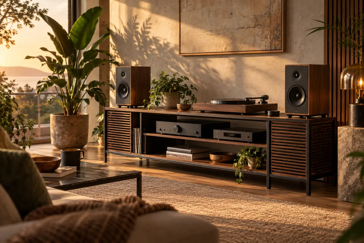 Un meuble pour HiFi design, stable, ventilé et adapté à votre installation